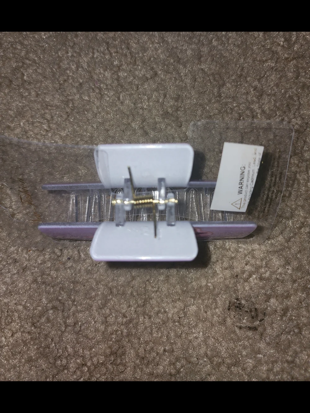 Sanrio Hair Clip Lavender Character w/Cute Friends NWT $12